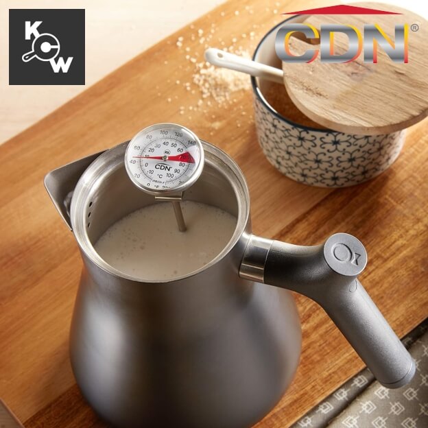 เครื่องวัดอุณหภูมินมเอสเปรสโซ CDN IRB220-F สีเงิน