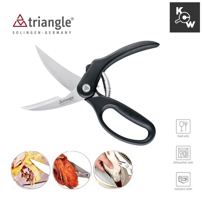 กรรไกรสำหรับตัดอาหารประเภทปีก Triangle 504771002 สแตนเลส ขนาด 29 ซม.