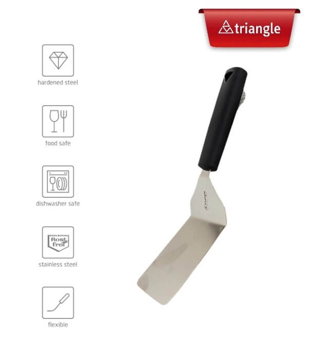 สปาตูล่าแบบงอสแตนเลส Triangle 735211001 ขนาด 10 ซม._5