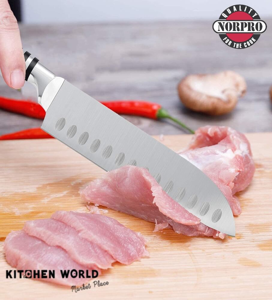 มีดซันโตกุสแตนเลส Norpro 1208 PT2163 ขนาด 14 ซม.