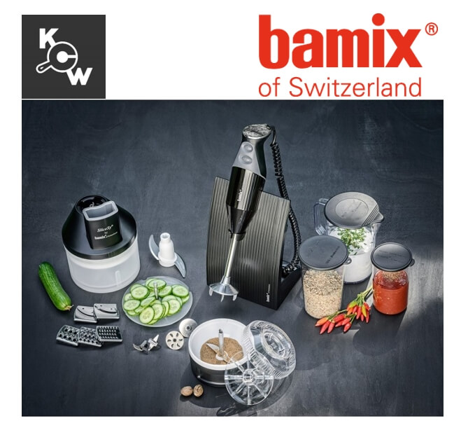 เครื่องปั่นอาหารแบบมือถือ Bamix Switzerland MA0728 Superbox 200W สีดำ