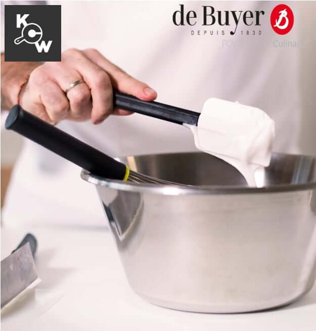 สปาตูล่าซิลิโคนทนความร้อน de buyer 4740.24N สูงสุด +260°C ยาว 25ซม