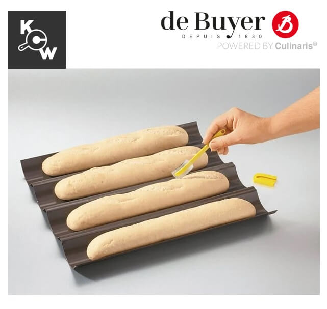 ใบมีดสำหรับกรีดแป้ง de buyer 4670.03N สีเหลือง
