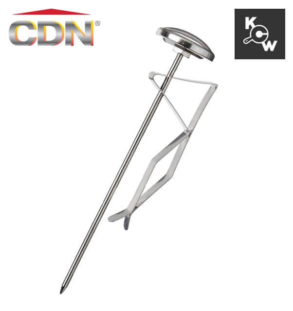 เทอร์โมมิเตอร์วัดอุณหภูมิเครื่องดื่ม CDN IRB220-F-6.5 สีเงิน
