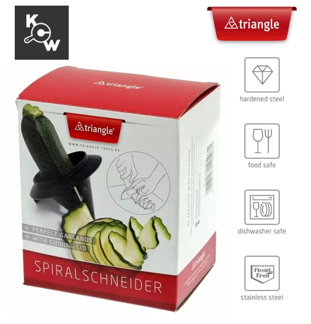 คัตเตอร์ตัดเส้นแบบเกลียวสเตนเลส Triangle 501010702 สีดำเหลือง