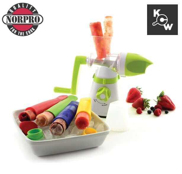  เครื่องทำไอศครีม จากผลไม้แช่แข็ง Norpro 6841 สีเขียว (ระบบ แมนนวล)