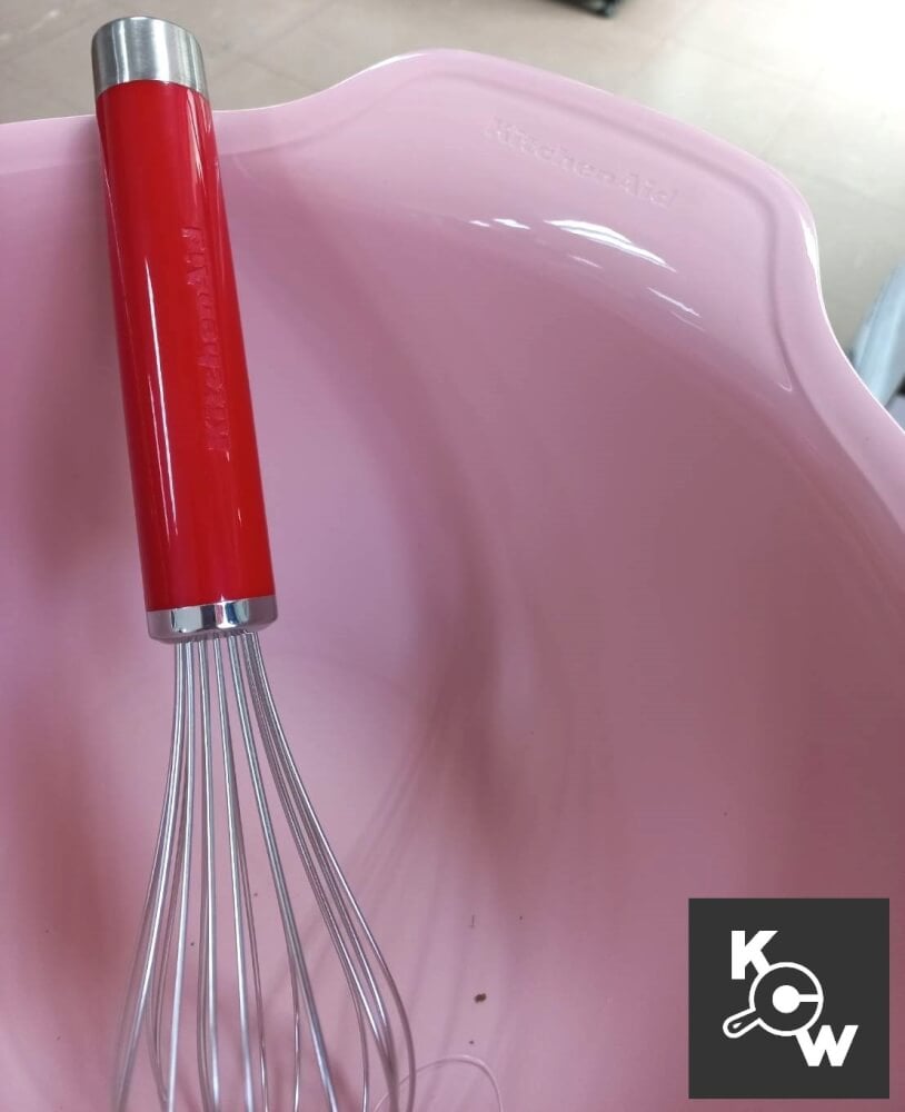ตระกร้อตีไข่สแตนเลส KitchenAid KX060BKSDI สีแดง
