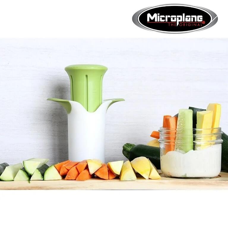 มีดหั่นผักผลไม้แสตนเลส Microplane PT3113 สีเขียว/ขาว