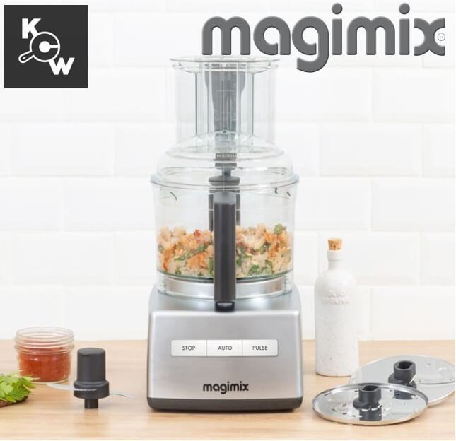 เครื่องบดสับอาหาร Magimix 18371F MA0873-SA Compact 3200XL สีเงิน