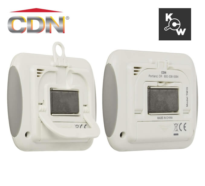 นาฬิกาจับเวลาในครัวตัวเลขใหญ่พิเศษ CDN TM15 สีขาว