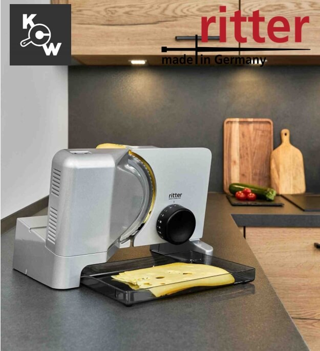 เครื่องสไลด์ขนมปังแบบมอเตอร์ Ritterwerk Arcus 3 65 วัตต์ (515.023) สีเงิน