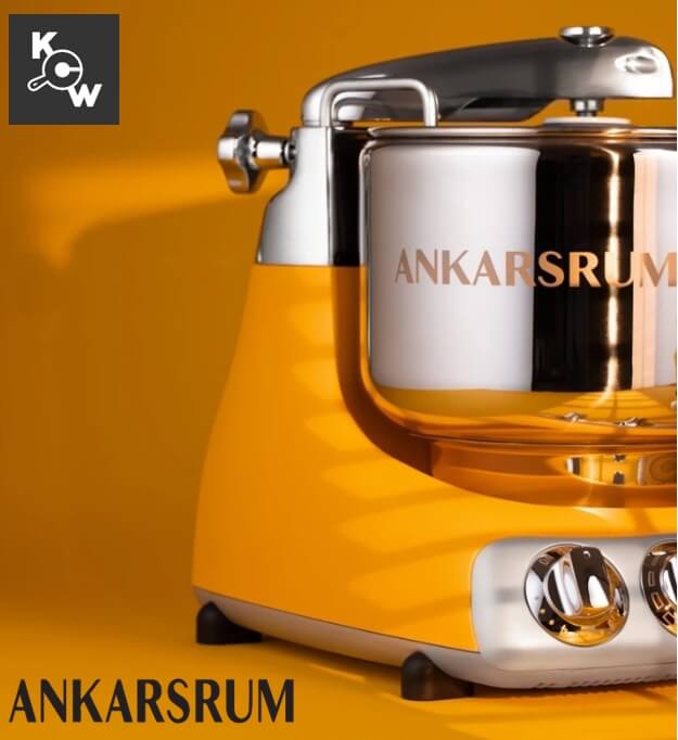 เครื่องนวดแป้งขนมปัง Ankarsrum Assistent AKM6230SB 7 ลิตร 1500 วัตต์ สีเหลือง_8