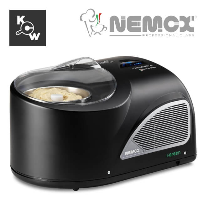 เครื่องทำไอศกรีมเจลาโต้ Nemox NXT1 Automatic MA2932 I-Green 150วัตต์ สีดำ