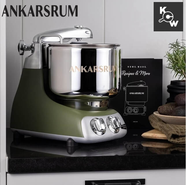 เครื่องนวดแป้งขนมปัง Ankarsrum Assistent AKM6230OG 7 ลิตร 1500 วัตต์ สีเขียวมะกอก_9