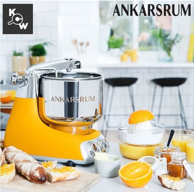 เครื่องนวดแป้งขนมปัง Ankarsrum Assistent AKM6230SB 7 ลิตร 1500 วัตต์ สีเหลือง_9
