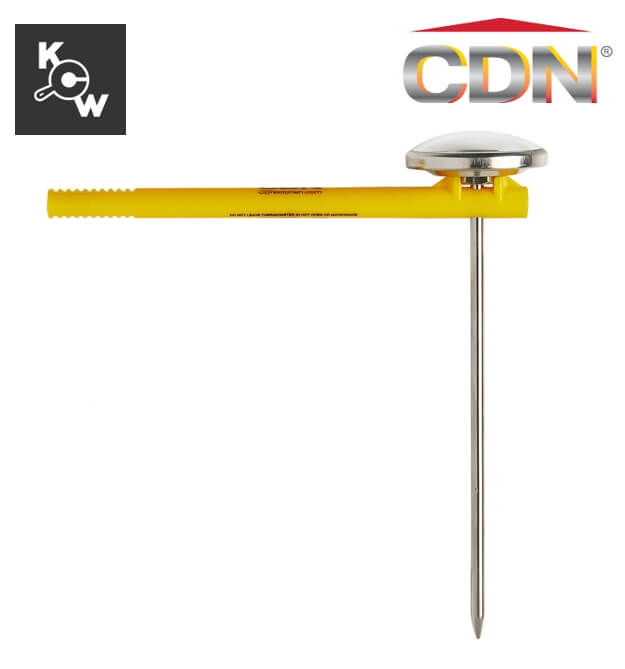 เครื่องวัดอุณหภูมินมเอสเปรสโซ CDN IRB220-F สีเงิน