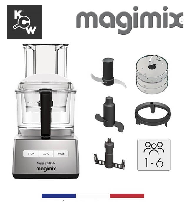 เครื่องบดสับอาหาร Magimix 18471F MA0874-SA CS4200XL สีเงิน