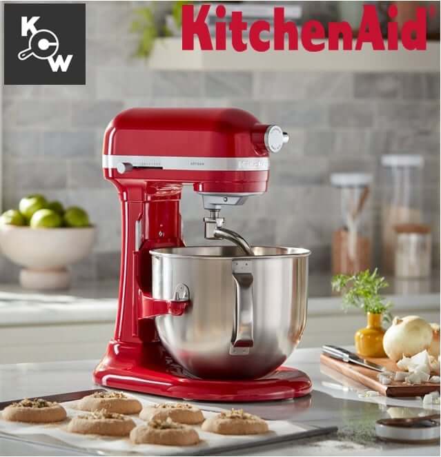 เครื่องนวดแป้งขนมปัง KitchenAid 5KSM60SPXTER 375 วัตต์ ขนาด 6 ลิตร สีแดง 