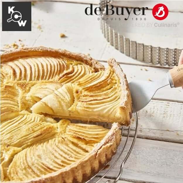 ตะแกรงสแตนเลสพักขนมทรงกลมมีขา de Buyer 0237.32 ขนาด 32 ซม.