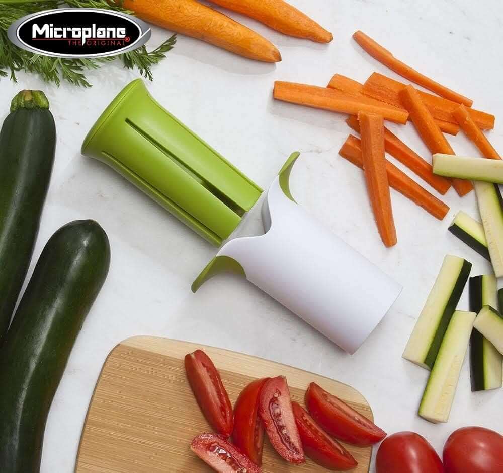 มีดหั่นผักผลไม้แสตนเลส Microplane PT3113 สีเขียว/ขาว