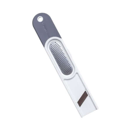 มีดมือสำหรับปอก หั่น และขูดขิง Microplane PT2415-GB สีขาวเทา_1
