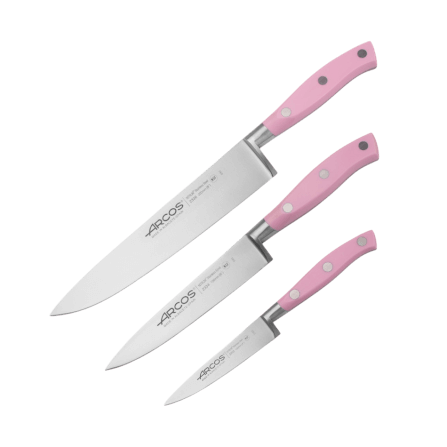 ชุดมีดทำครัว Arcos 855100 เช็ต 3 ชิ้น สีชมพู_1