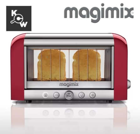 เครื่องปิ้งขนมปัง Magimix MA2306-RE Vision 11540 สีแดง_2