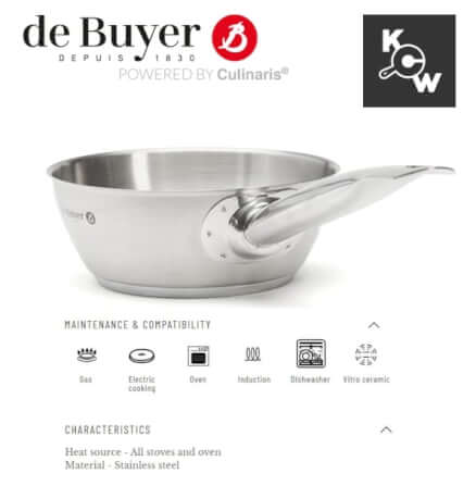 กระทะซอสสเตนเลส de buyer พริมแอพเพตี้ 3503.16 กว้าง 16ซม.xสูง 6ซม._2