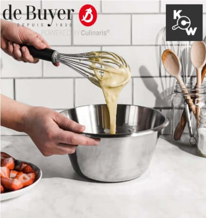ตะกร้อตีไข่สแตนเลสบอลลูน de buyer 2611.35 ยาว 35 ซม._2