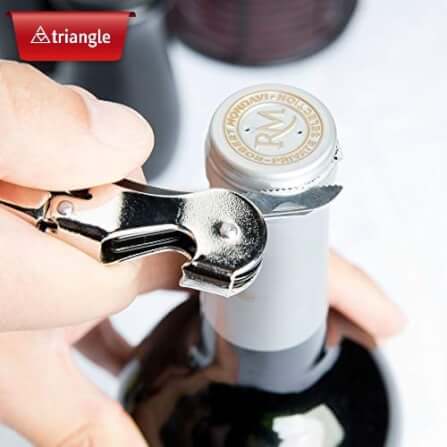 ที่เปิดขวดไวน์แบบบานพับคู่ สแตนเลส Triangle 504071301 สีดำ_2