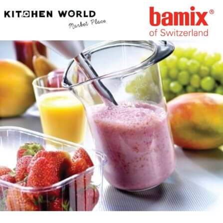 เครื่องปั่นอาหารแบบมือถือ Bamix Switzerland  G200 MA0173-G200BK 200W สีดำ_3