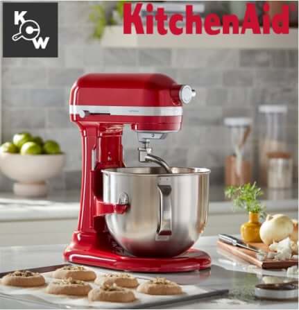 เครื่องนวดแป้งขนมปัง KitchenAid 5KSM60SPXTER 375 วัตต์ ขนาด 6 ลิตร สีแดง _3