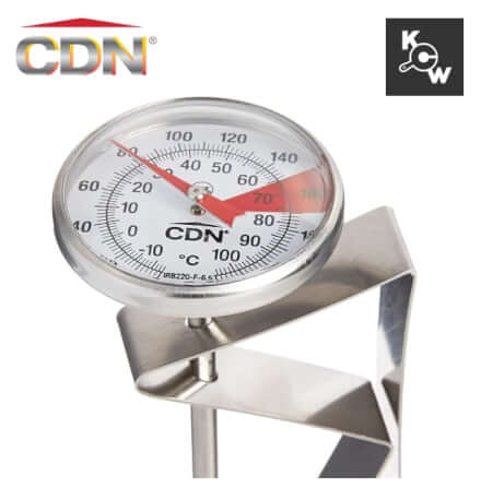 เทอร์โมมิเตอร์วัดอุณหภูมิเครื่องดื่ม CDN IRB220-F-6.5 สีเงิน_3
