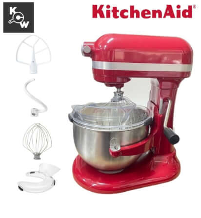 เครื่องนวดแป้งขนมปัง KitchenAid 5KSM60SPXTER 375 วัตต์ ขนาด 6 ลิตร สีแดง _4