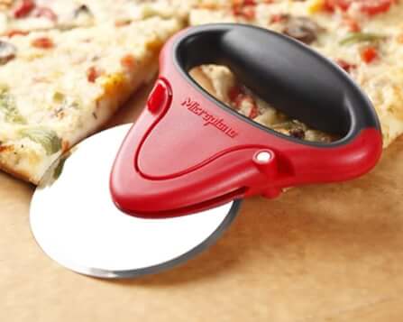 มีดตัดพิซซ่าใบมีดถอดได้ Microplane 37105E-6 สีแดง_4