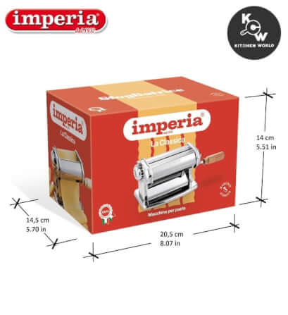 เครื่องทำเส้นพาสต้าสดแบบแมนนวล Imperia 4162 MM0537 รุ่นคลาสสิกแบบเรียบ_4
