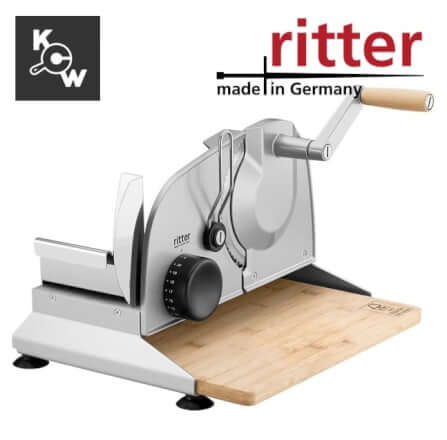 เครื่องสไลด์ขนมปังแบบมือหมุน Ritterwerk Piatto 5 (107.022) สีเงิน_5