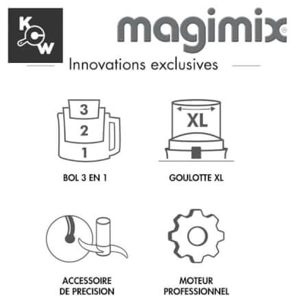 เครื่องบดสับอาหาร Magimix 18591F MA0872-FR CS5200XL สีเงิน_5