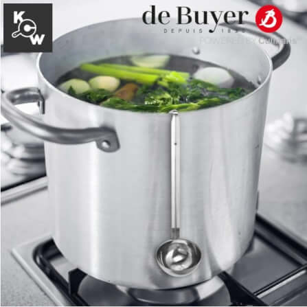 ทัพพีสเตนเลสแบบชิ้นเดียว de Buyer 3021.12 กว้าง 12 ซม._5