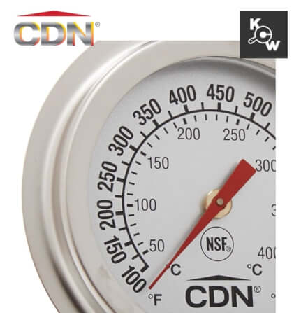 เครื่องวัดอุณหภูมิเตาอบความร้อนสูง CDN POT750X สีเงิน_5