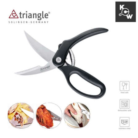 กรรไกรสำหรับตัดอาหารประเภทปีก Triangle 504771002 สแตนเลส ขนาด 29 ซม._5