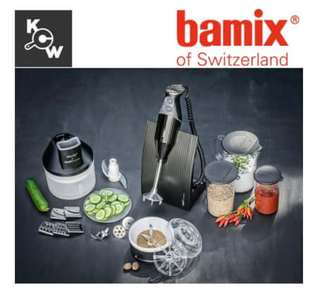 เครื่องปั่นอาหารแบบมือถือ Bamix Switzerland MA0728 Superbox 200W สีดำ_5