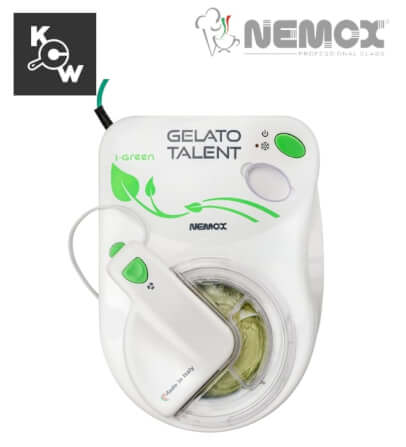 เครื่องทำไอศกรีมเจลาโต้ Nemox Talent MA2928 I-Green 110 วัตต์ สีขาว_6