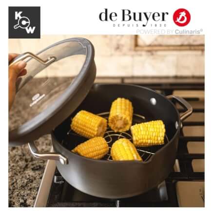 ตะแกรงสแตนเลสพักขนมทรงกลมมีขา de Buyer 0237.32 ขนาด 32 ซม._6