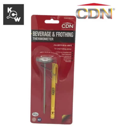 เครื่องวัดอุณหภูมินมเอสเปรสโซ CDN IRB220-F สีเงิน_6