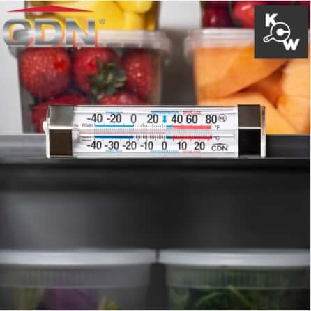 เครื่องวัดอุณหภูมิตู้เย็น/ช่องแช่แข็ง CDN FG80 สีเงิน_6