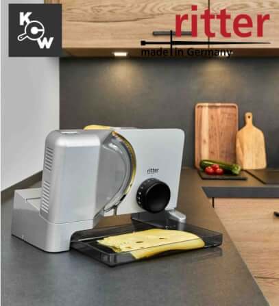 เครื่องสไลด์ขนมปังแบบมอเตอร์ Ritterwerk Arcus 3 65 วัตต์ (515.023) สีเงิน_8