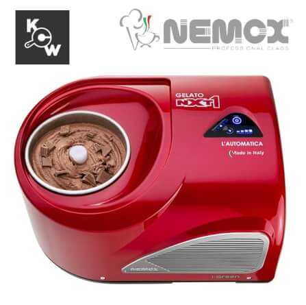 เครื่องทำไอศกรีมเจลาโต้ Nemox NXT1 Automatic MA2929 I-Green 150วัตต์ สีแดง_8