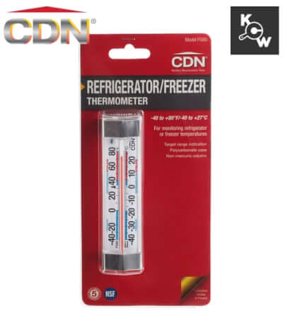 เครื่องวัดอุณหภูมิตู้เย็น/ช่องแช่แข็ง CDN FG80 สีเงิน_8