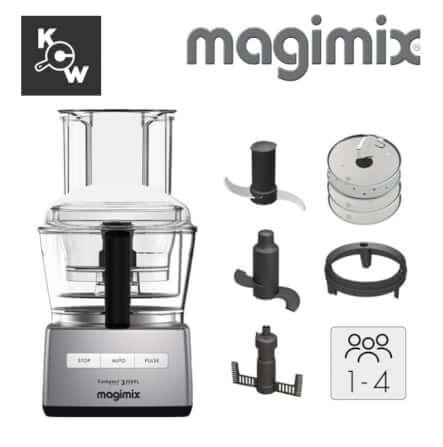 เครื่องบดสับอาหาร Magimix 18371F MA0873-SA Compact 3200XL สีเงิน_11